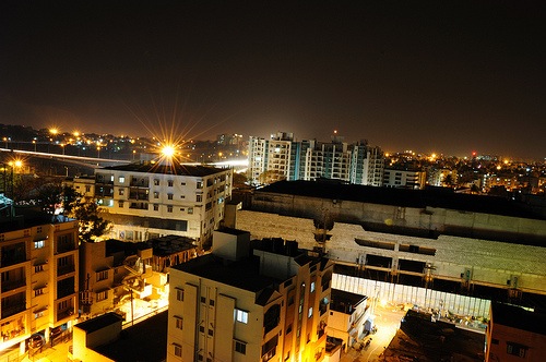 Bangalore skyline: a city of self-selecting self-assessment led to a jump in property tax revenues.*