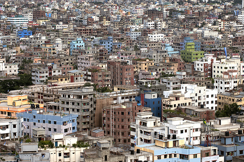 To reach sustainable levels, densities in Dhaka will have to decline.
